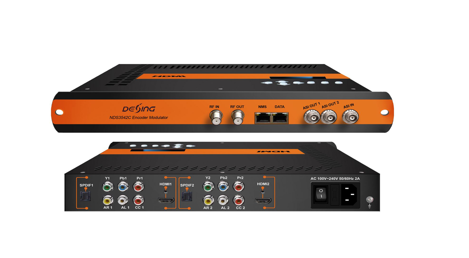 NDS3542C MPEG2 HD MPEG4 HD 2-in-1 encoder modulator